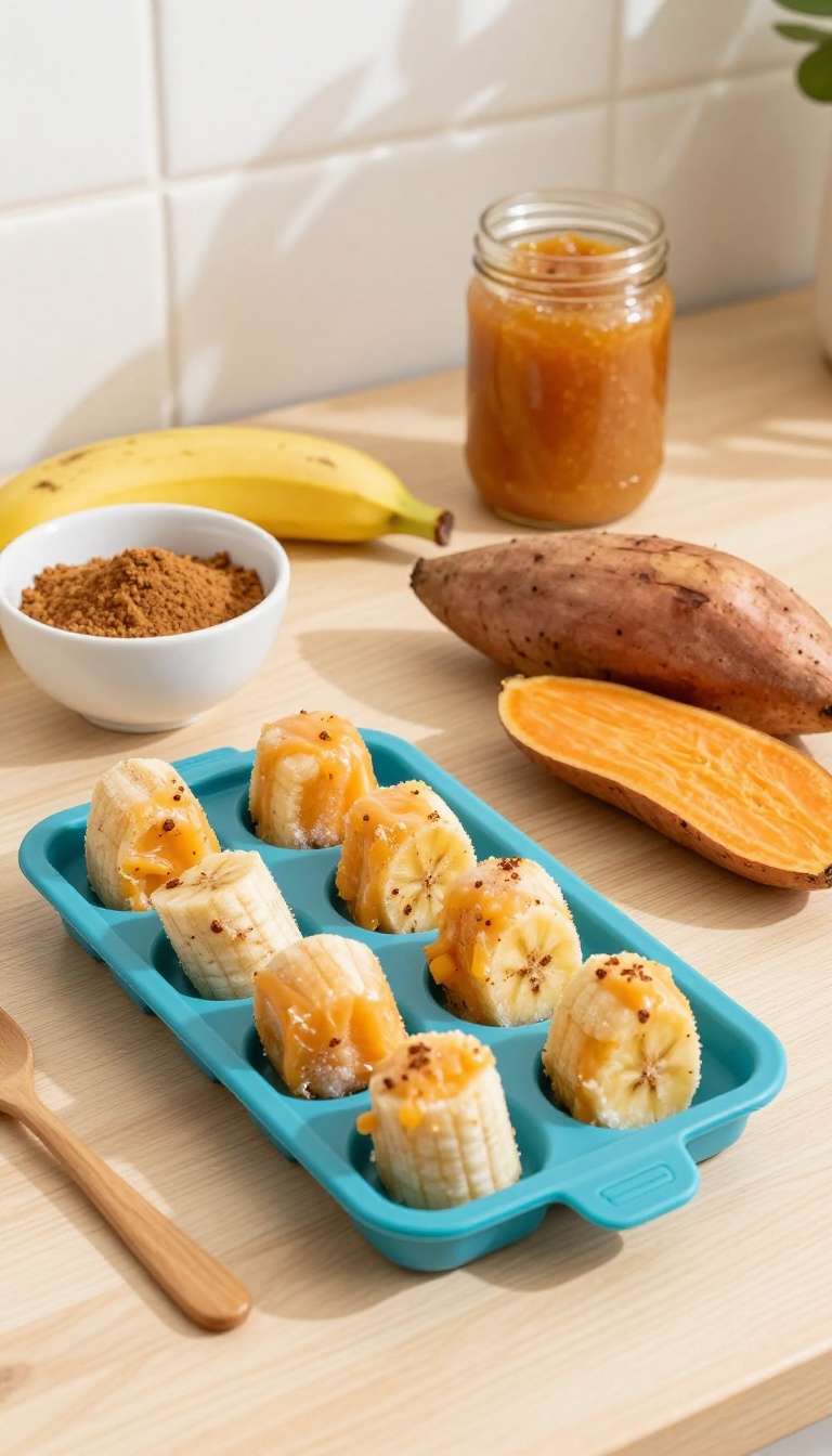 3. Frozen Banana Sweet Potato Pops