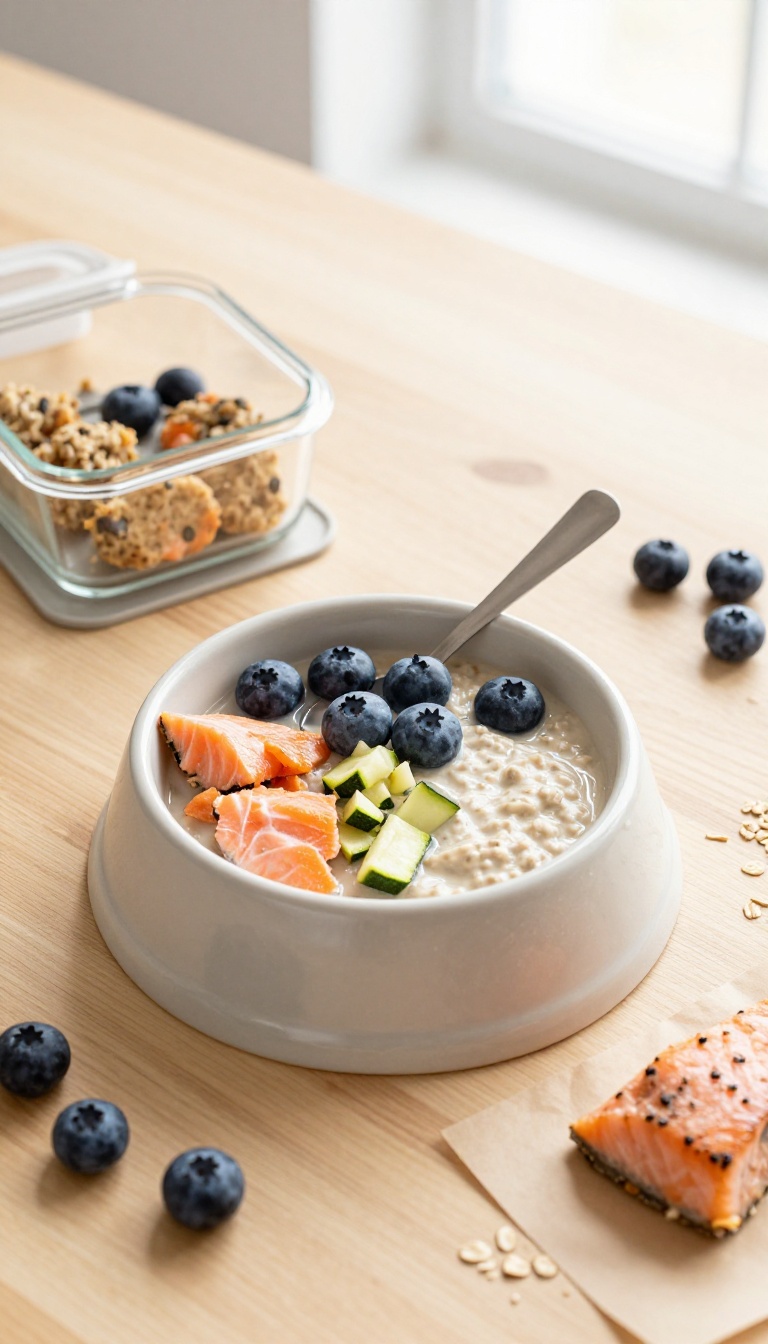 4. Salmon and Oatmeal Delight