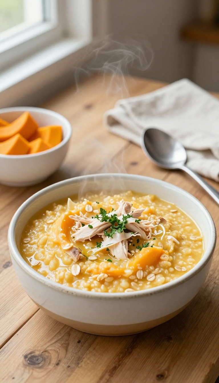 13. Chicken and Pumpkin Porridge