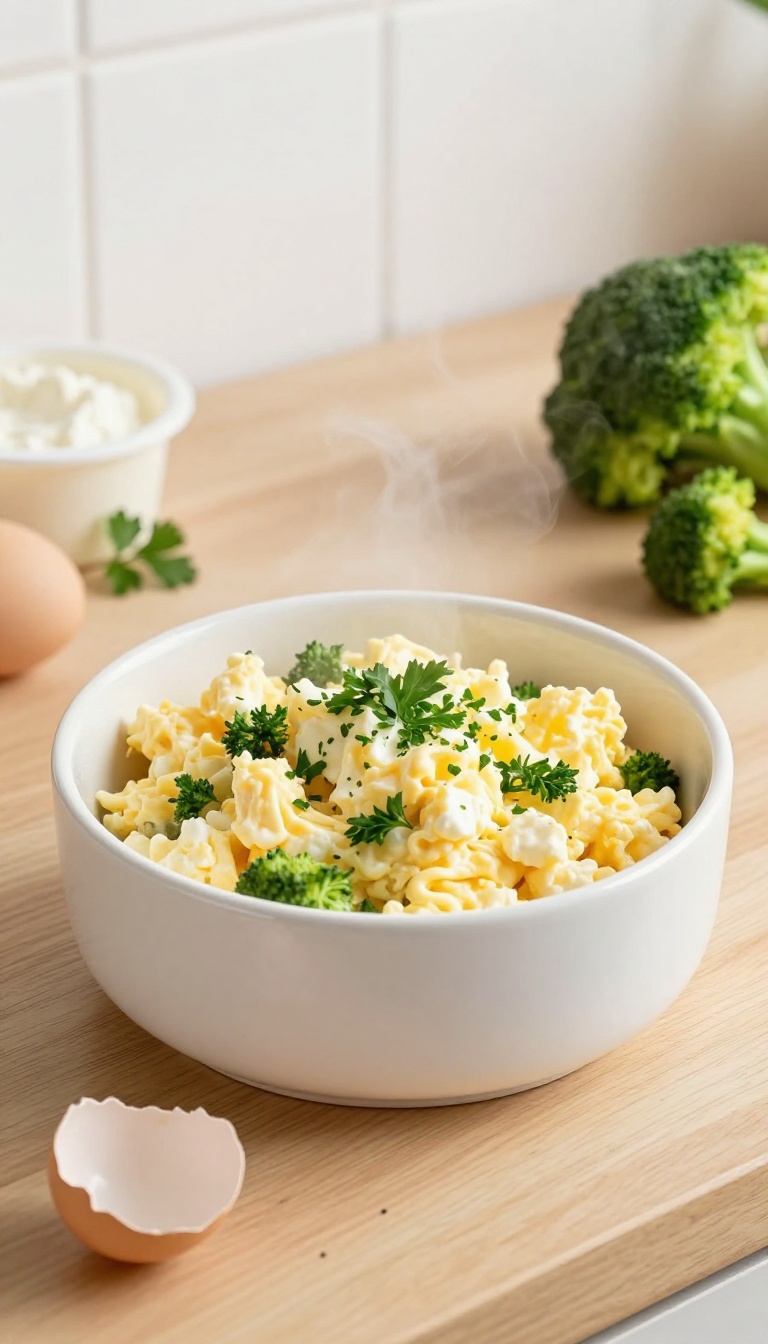 8. Egg and Cottage Cheese Scramble