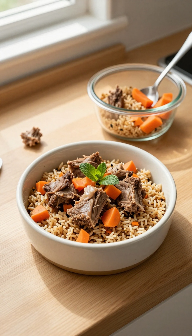 6. Lamb and Brown Rice Comfort