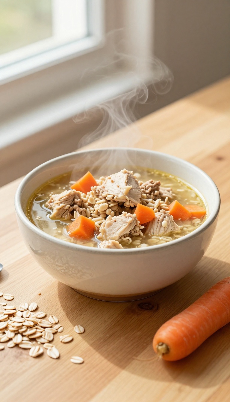 5. Chicken & Oatmeal Soothing Stew