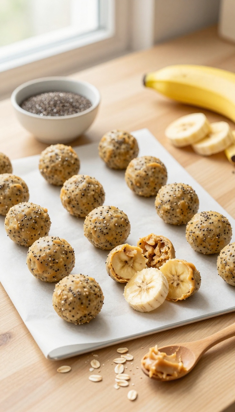 2. No-Bake Peanut Butter Chia Energy Balls