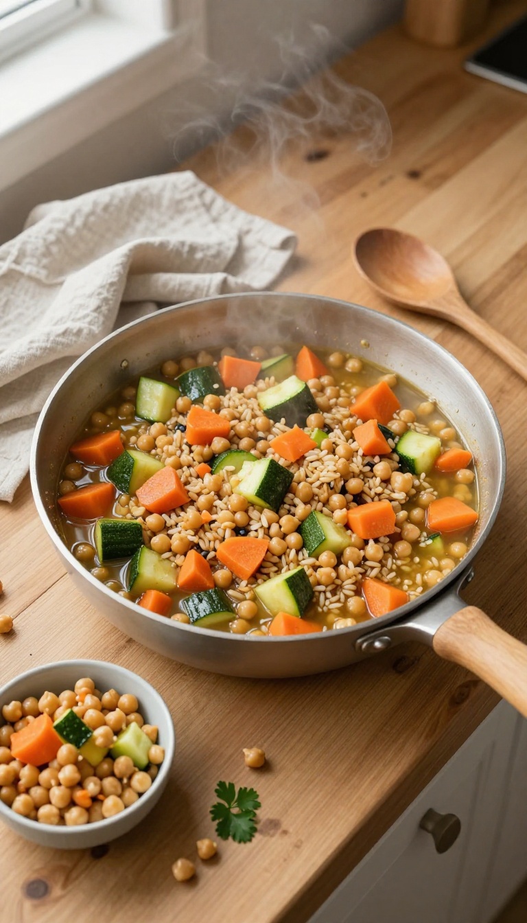 17. Vegetable and Chickpea Medley