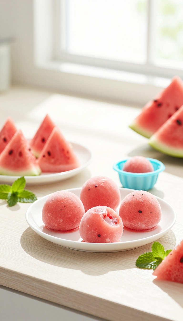 8. Watermelon Mint Pupsicles