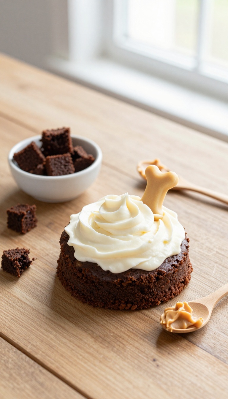 7. Carob & Peanut Butter Celebration Cake