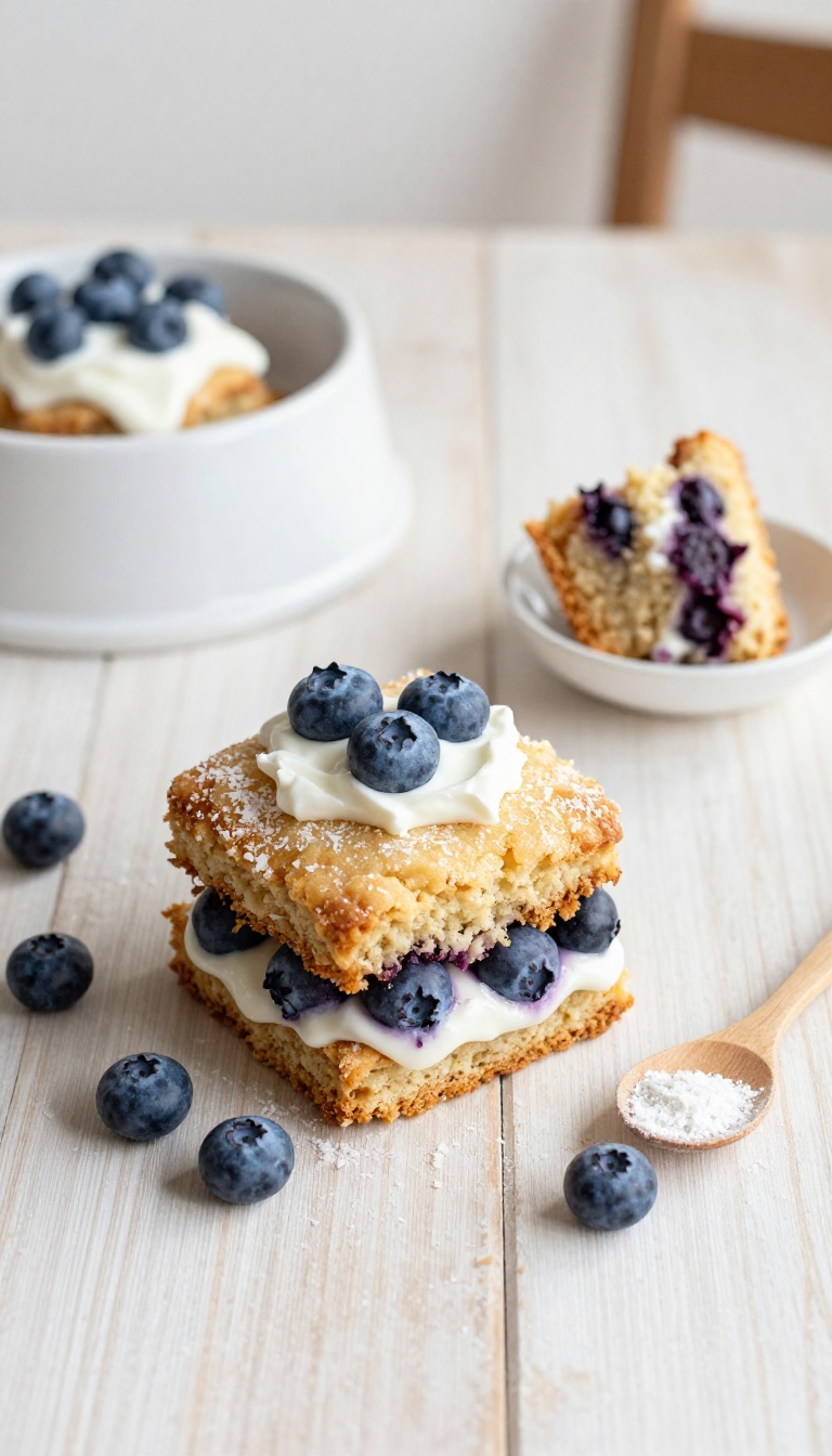 4. Blueberry & Coconut Flour Cake
